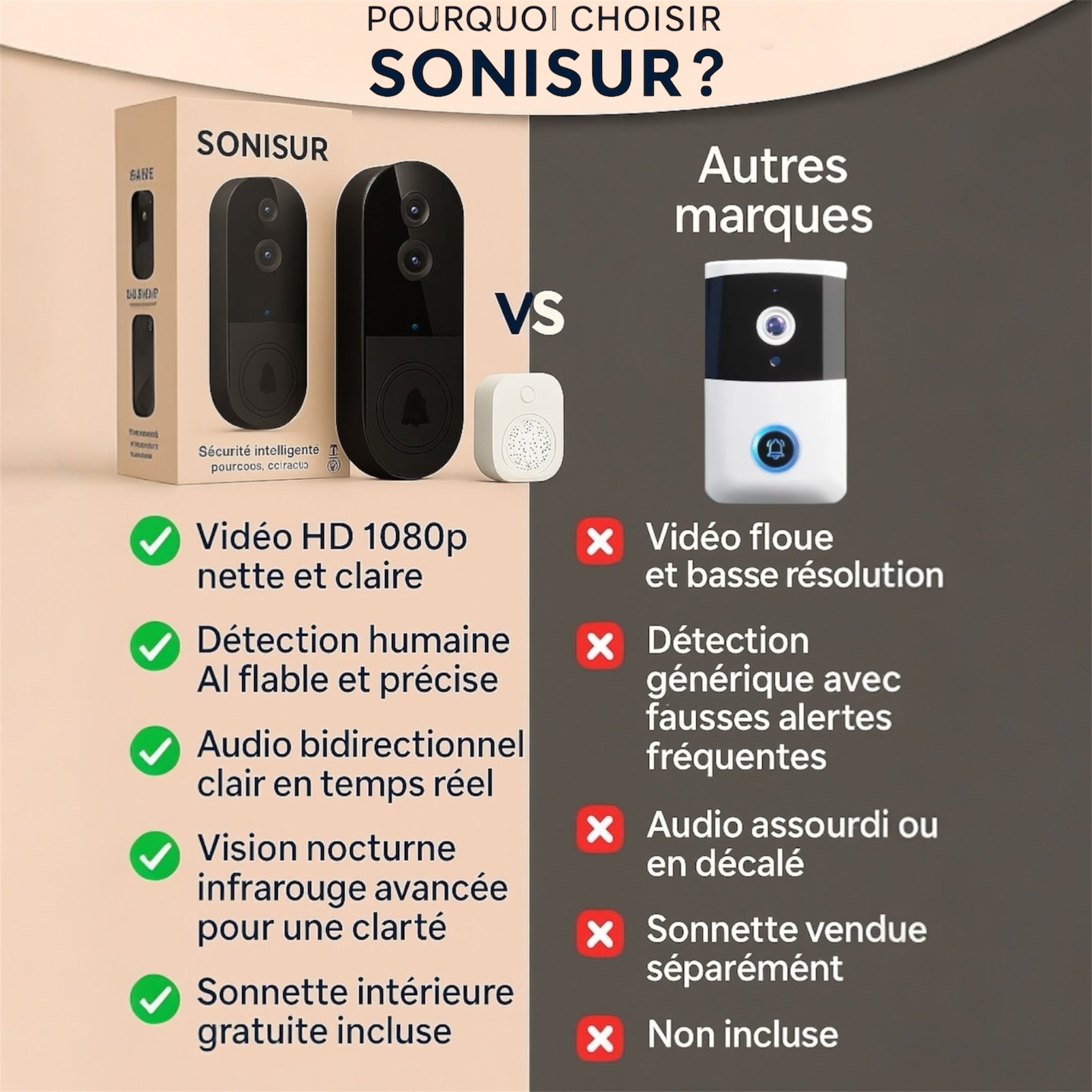 Sonisur™ – La sonnette connectée intelligente