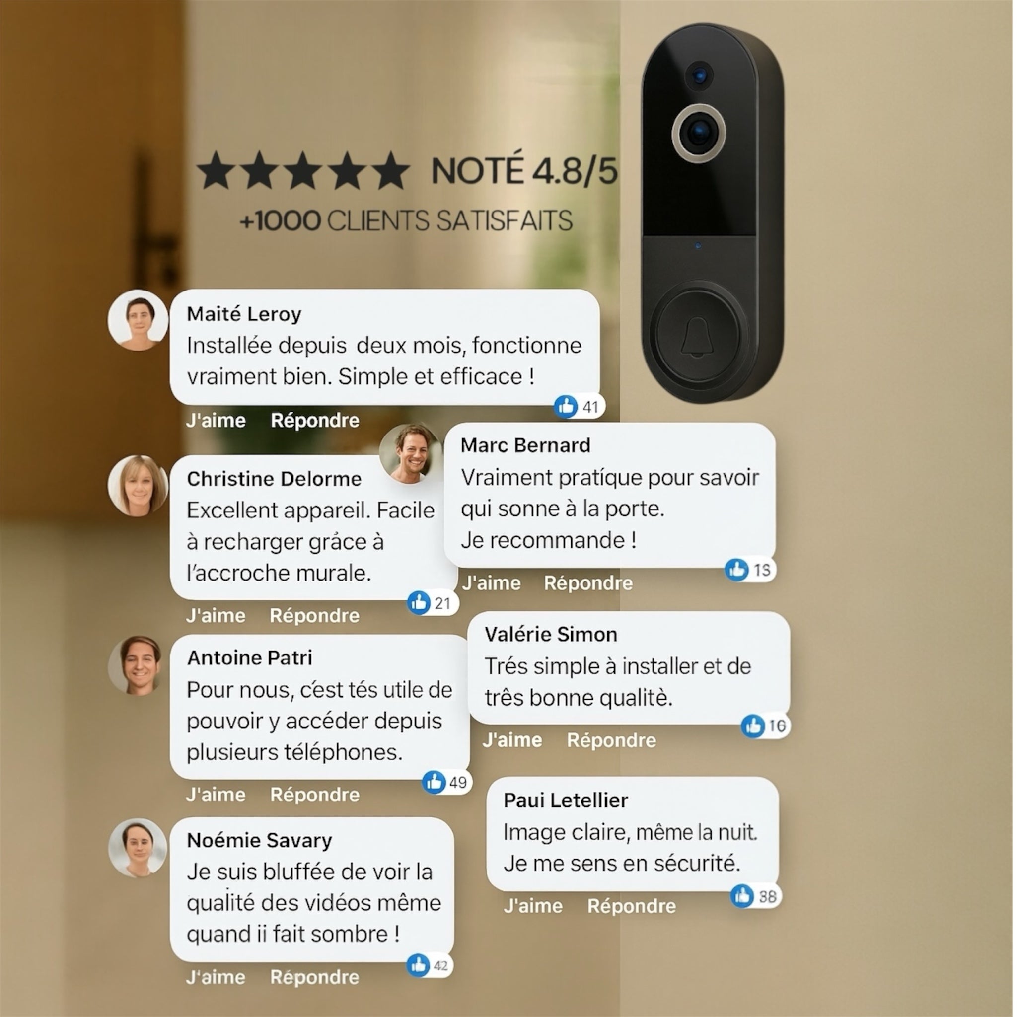 Sonisur™ – La sonnette connectée intelligente